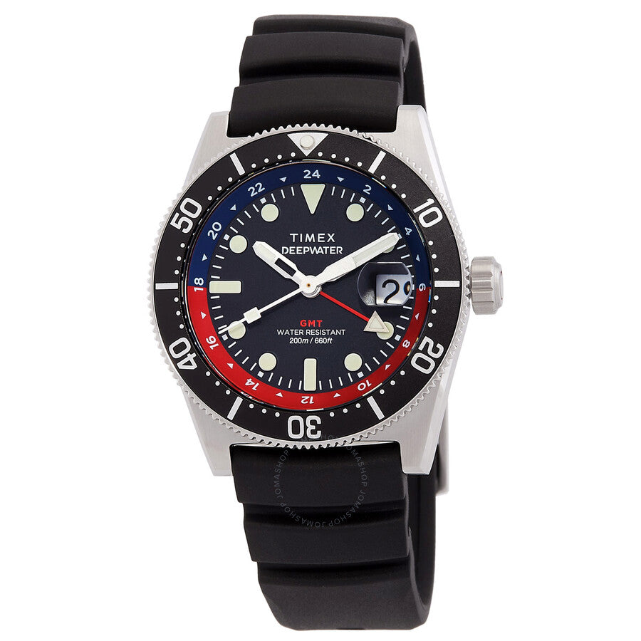 Timex Deepwater Reef Quartz Black Dial Men's Watch TW2W75000 - The Watches Men & Co