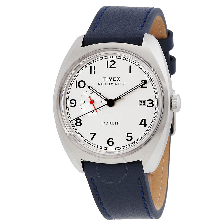 Timex Marlin Automatic Silver Dial Men's Watch TW2V61900V3 - The Watches Men & Co