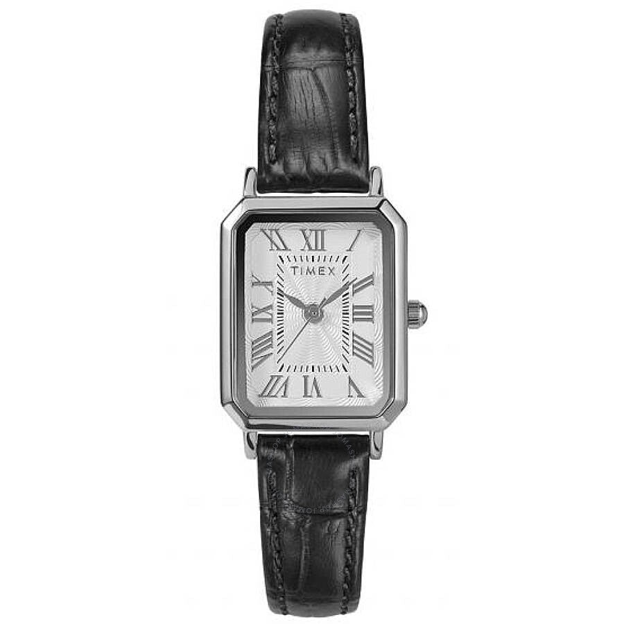 Timex Trend Quartz White Dial Ladies Watch TW2Y00800JI - The Watches Men & Co