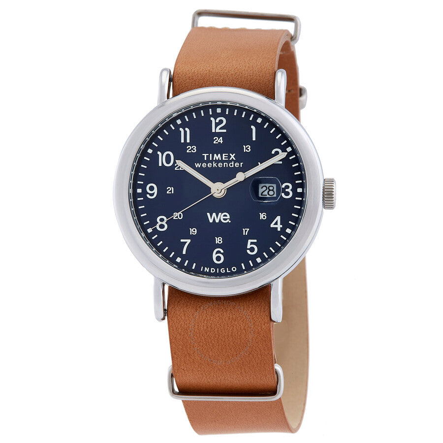 Timex Weekender Quartz Blue Dial Watch TW2W86800 - The Watches Men & Co