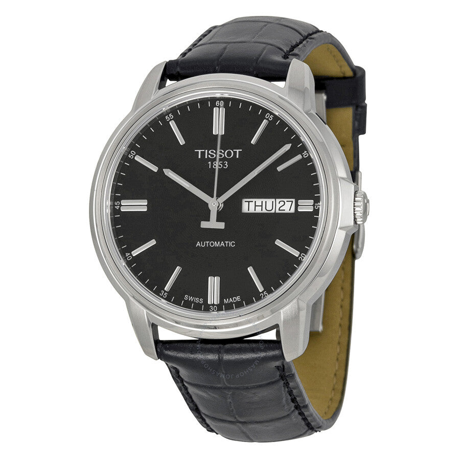 Tissot Automatic III Black Dial Men's Watch T0654301605100 - Watches of America