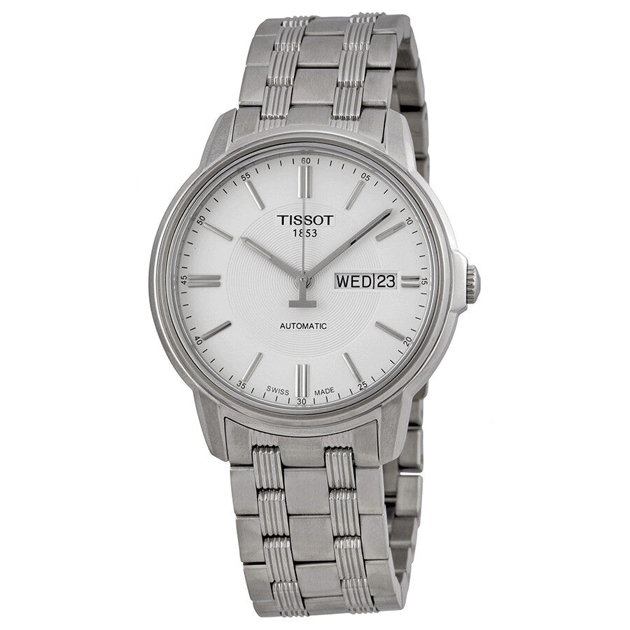 Tissot Automatic III White Dial Men's Watch T0654301103100 - Watches of America