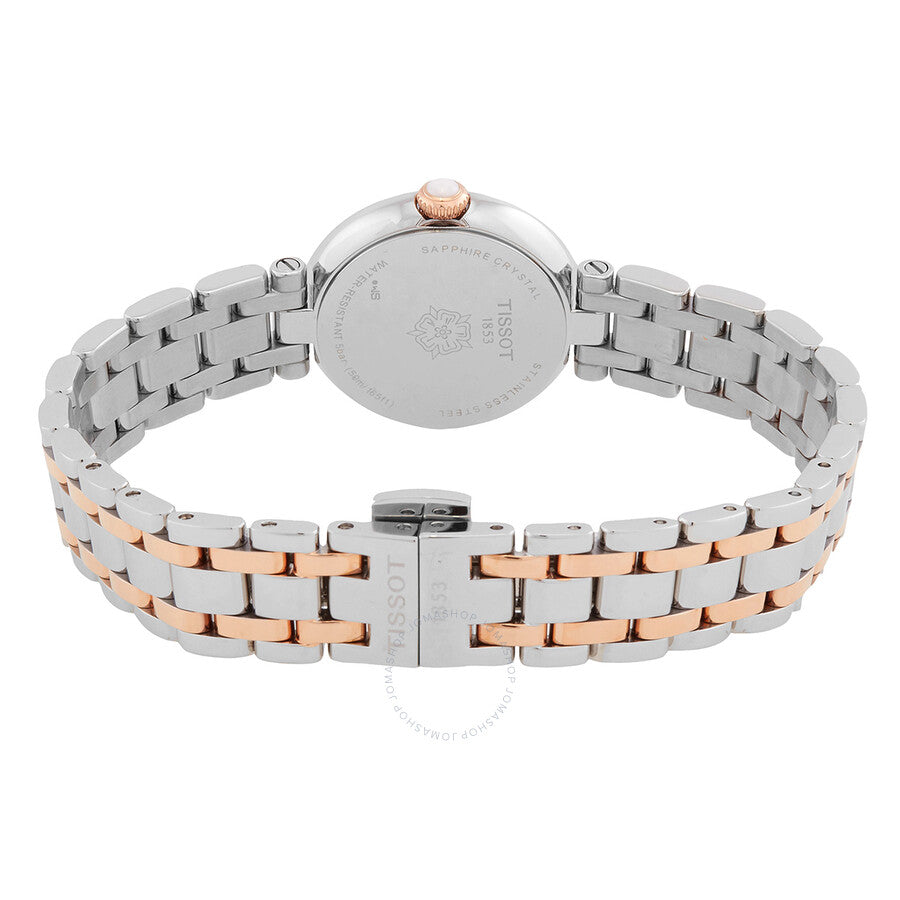 Tissot Bellissima Small Lady Quartz White Dial Two-tone Watch T126.010.22.013.01 - Watches of America #3