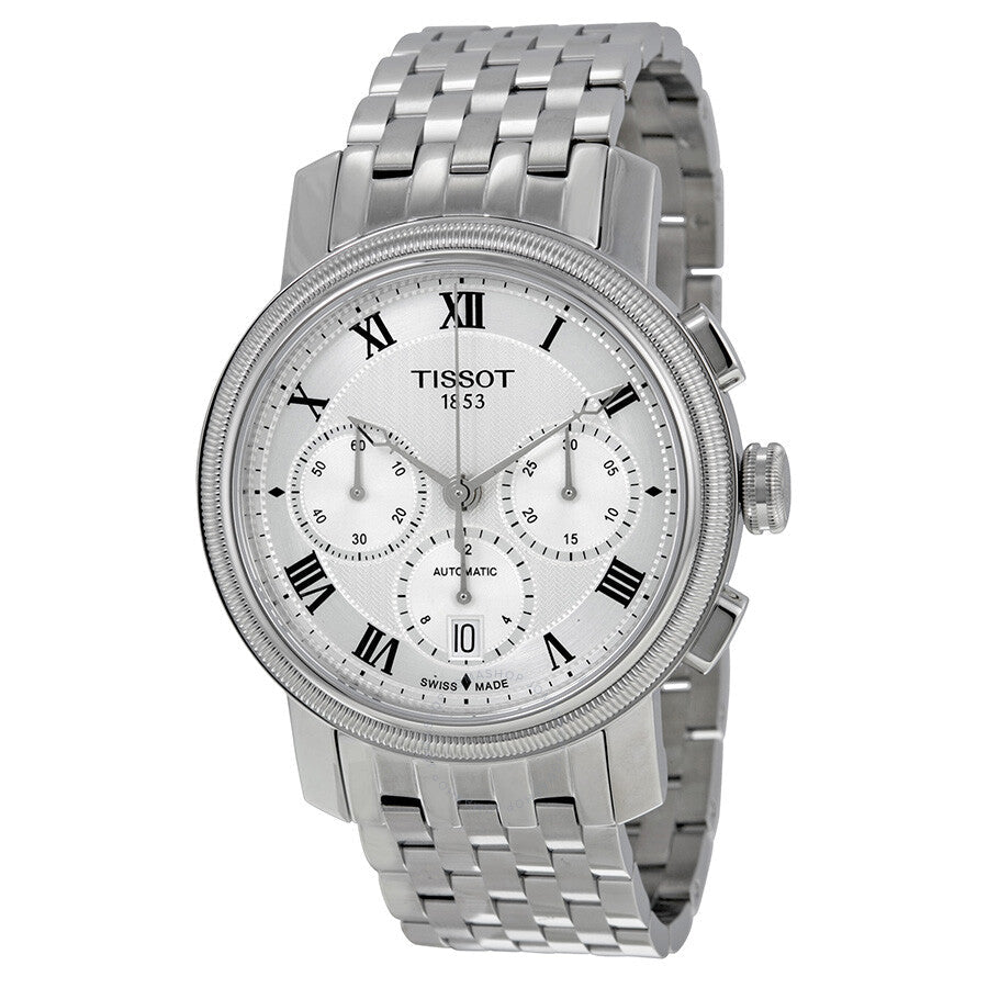 Tissot Bridgeport Automatic Chronograph Silver Dial Stainless Steel Men's Watch T097.427.11.033.00 - The Watches Men & Co