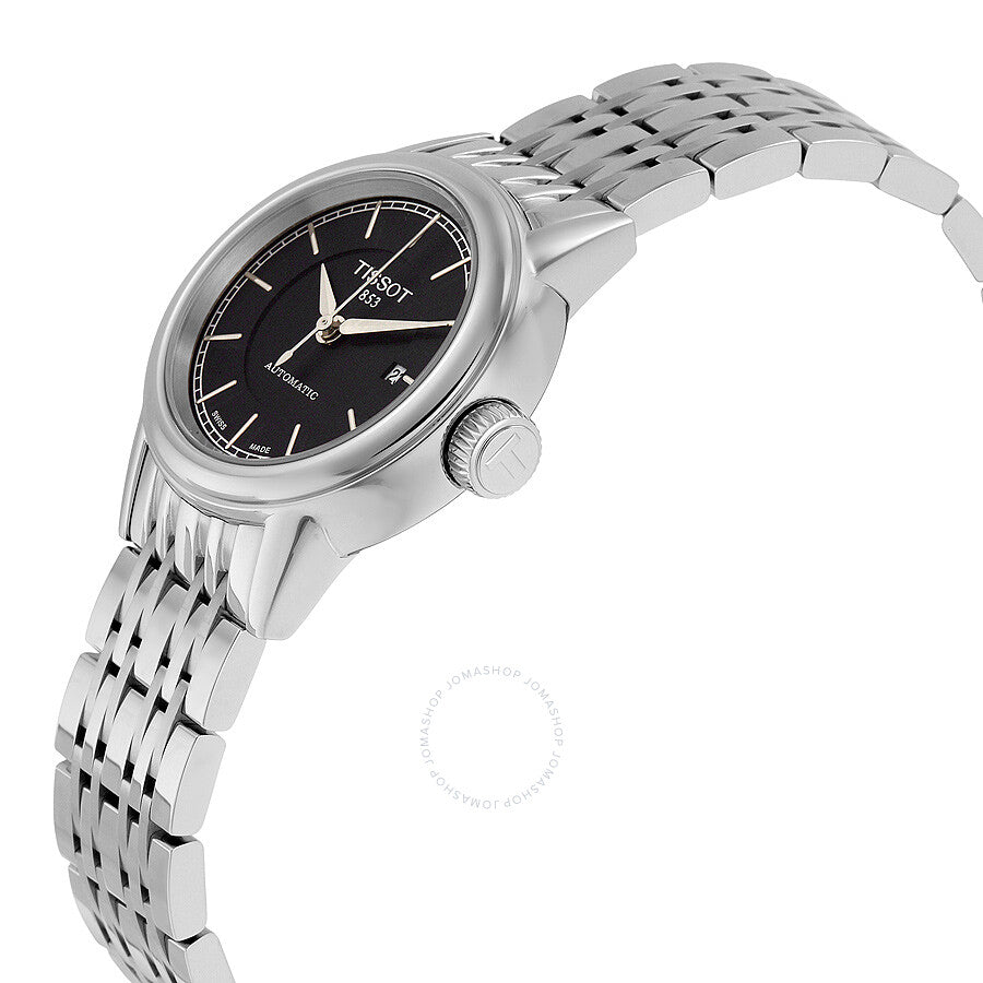 Tissot Carson Automatic Black Dial Stainless Steel Ladies Watch T0852071105100 - Watches of America #2