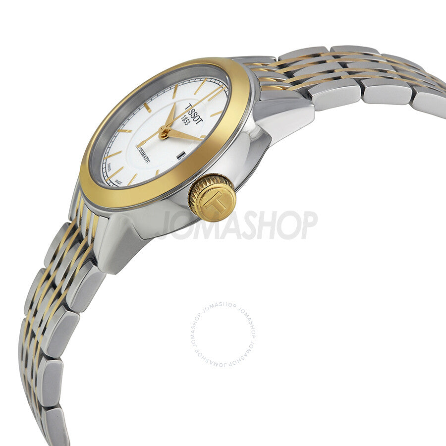 Tissot Carson Automatic White Dial Ladies Watch T0852072201100 - Watches of America #2