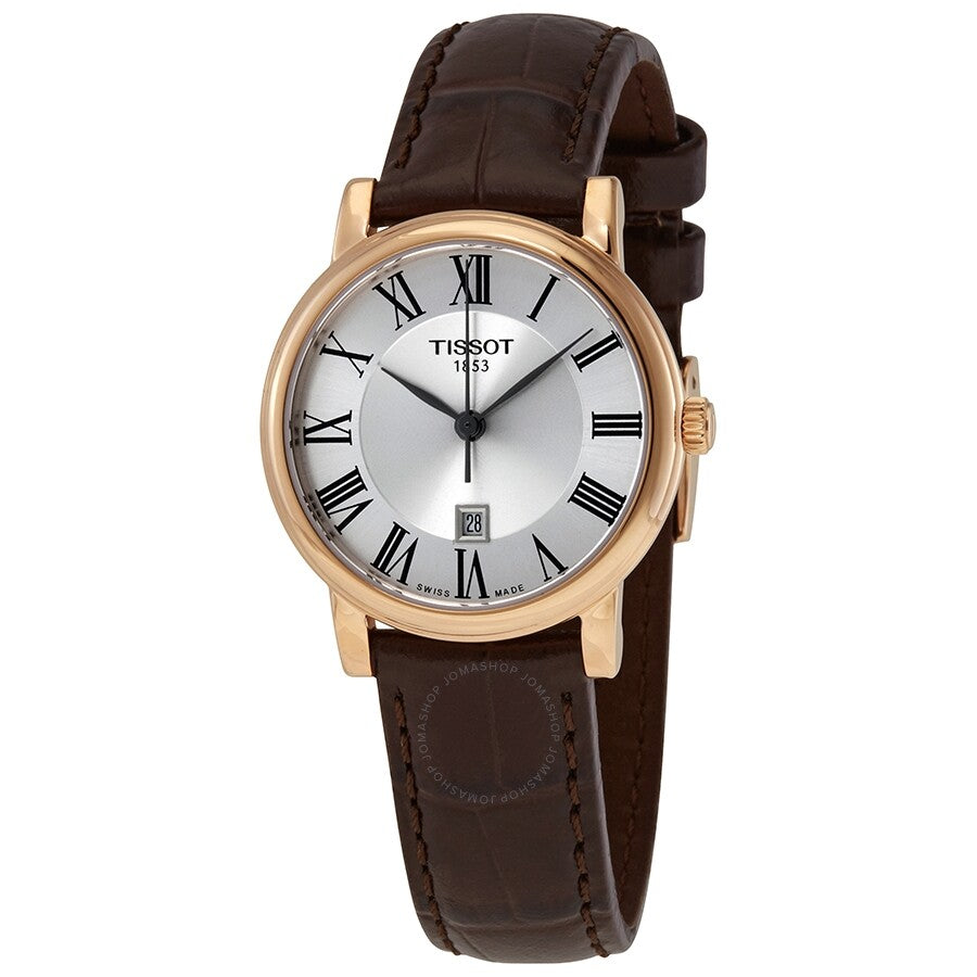 Tissot Carson Premium Lady Quartz Silver Dial Ladies Watch T122.210.36.033.00 - The Watches Men & Co