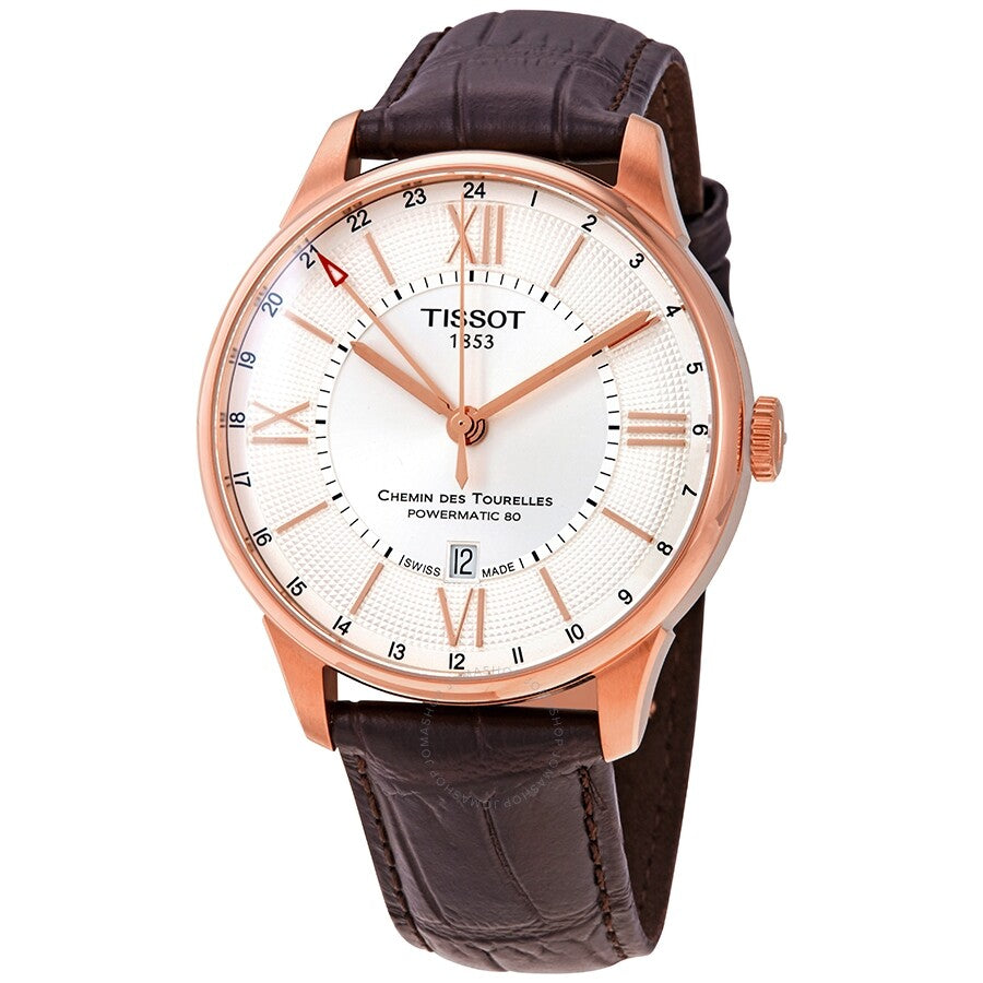 Tissot Chemin des Tourelles Automatic Silver Dial Men's Watch T099.429.36.038.00 - Watches of America