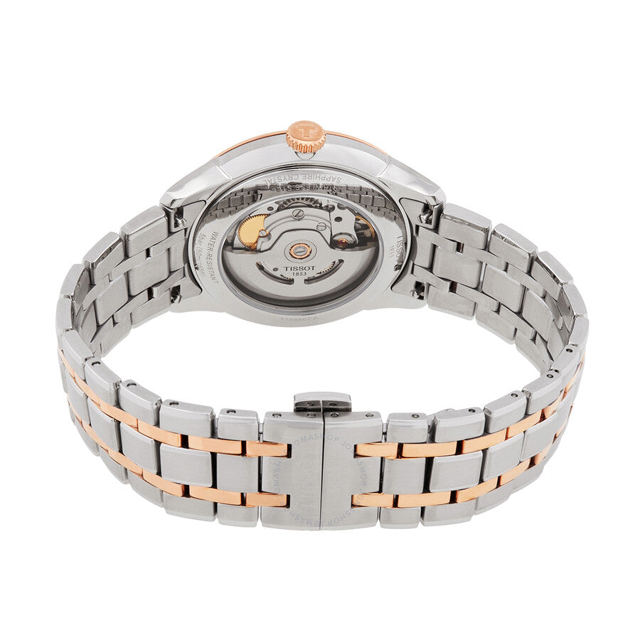 Tissot Chemin Des Tourelles Automatic Silver Dial Two-Tone Men's Watch T1398072203800