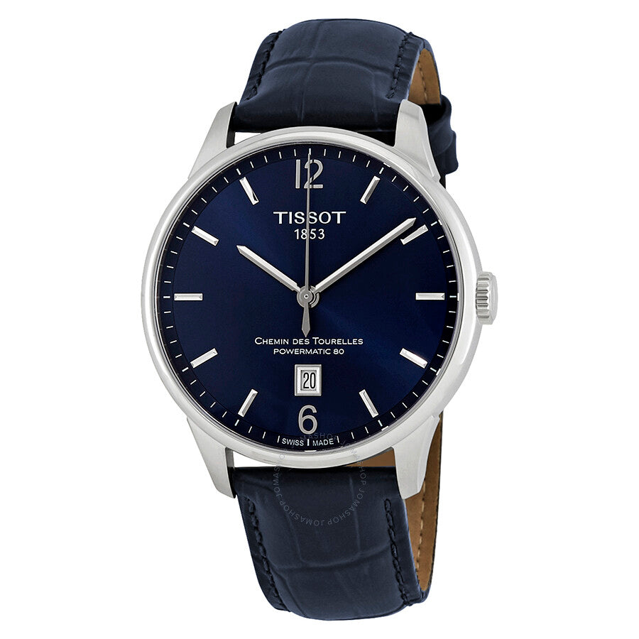 Tissot Chemin Des Tourelles Automatic Blue Dial Men's Watch T0994071604700 - Watches of America