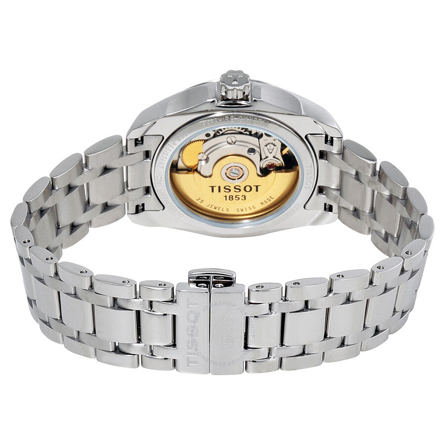 Tissot Couturier Automatic Mother of Pearl Ladies Watch T035.207.11.116.00 - The Watches Men & Co #3