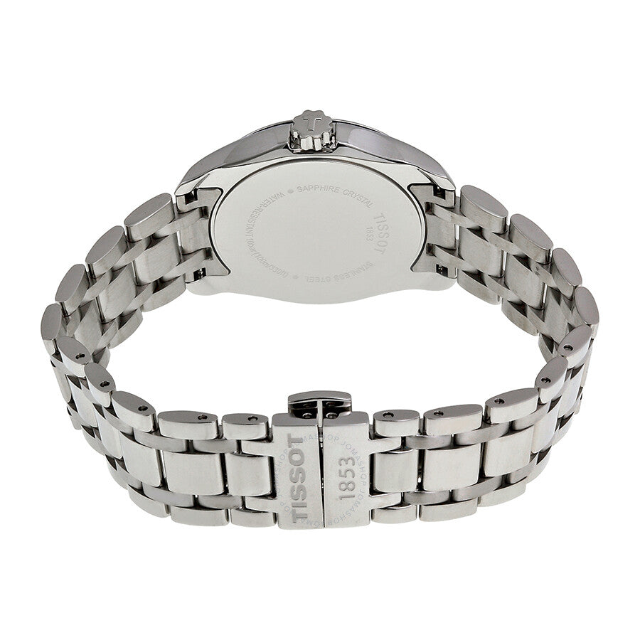 Tissot Couturier Silver Dial Diamond Markers Ladies Watch T0352101101600 - The Watches Men & Co #3