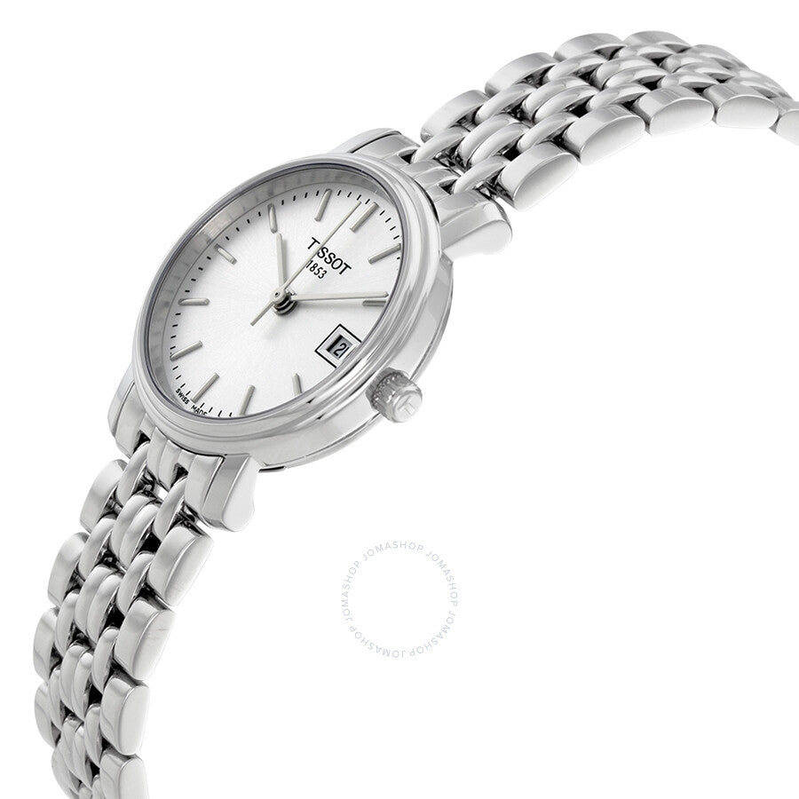 Tissot Desire Steel Case Silver Dial Ladies Watch T52.1.281.31 - The Watches Men & Co #2