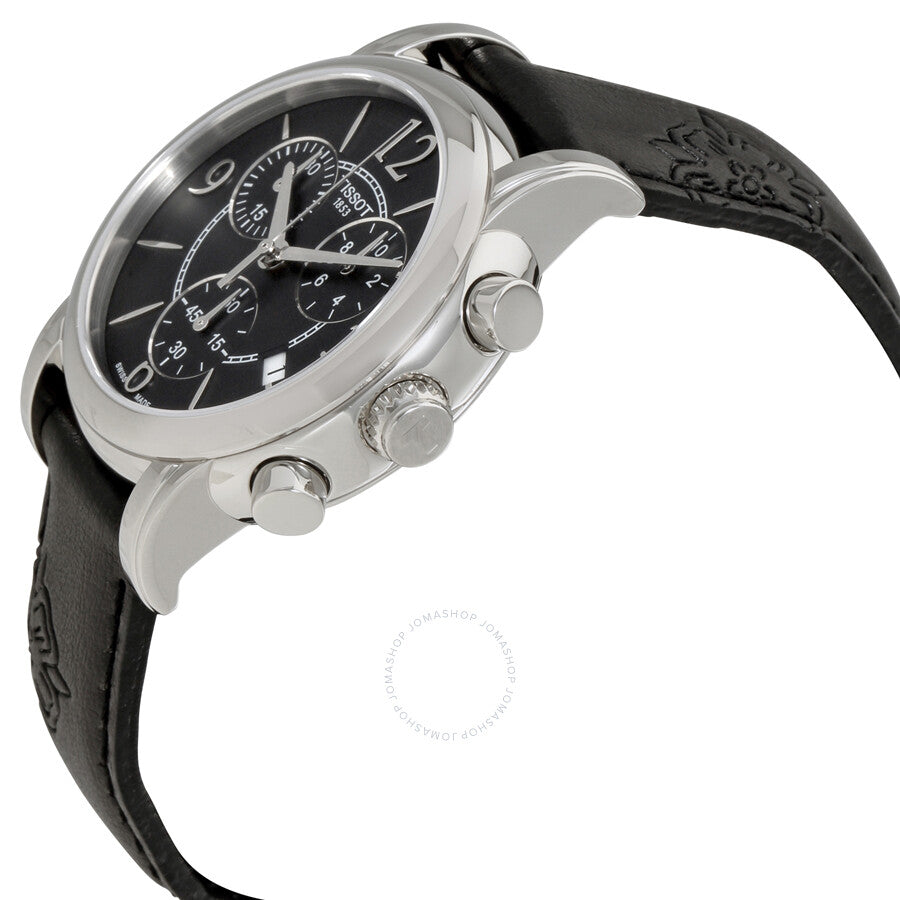 Tissot Dressport Black Dial Ladies Watch T0502171705700 - The Watches Men & Co #2