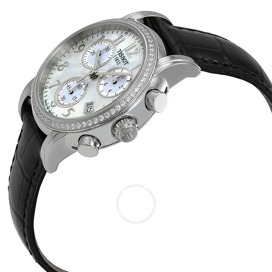 Tissot Dressport Chronograph Diamond Ladies Watch T050.217.16.112.01 - The Watches Men & Co #2