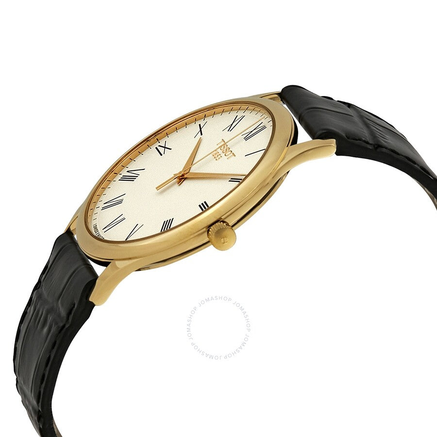 Tissot Excellence Silver Dial 18kt Yellow Gold Men's Watch T926.410.16.013.00 - Watches of America #2