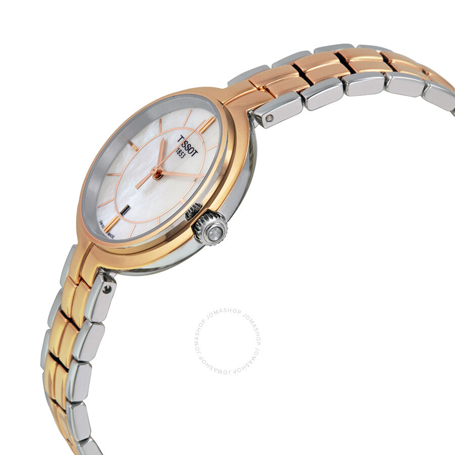 Tissot Flamingo Mother of Pearl Dial Ladies Watch T0942102211100. - The Watches Men & Co #2