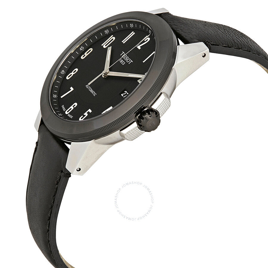 Tissot Gentleman Automatic Black Dial Men's Watch T098.407.26.052.00 - The Watches Men & Co #2