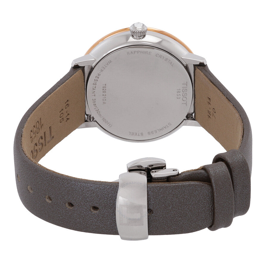 Tissot Glendora Quartz Diamond Cream Opalin Dial Ladies Watch T929.210.46.266.00 - The Watches Men & Co #3