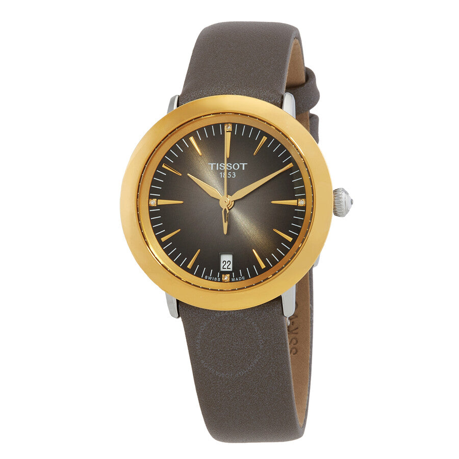 Tissot Glendora Quartz Diamond Ladies Watch T929.210.46.066.00 - The Watches Men & Co