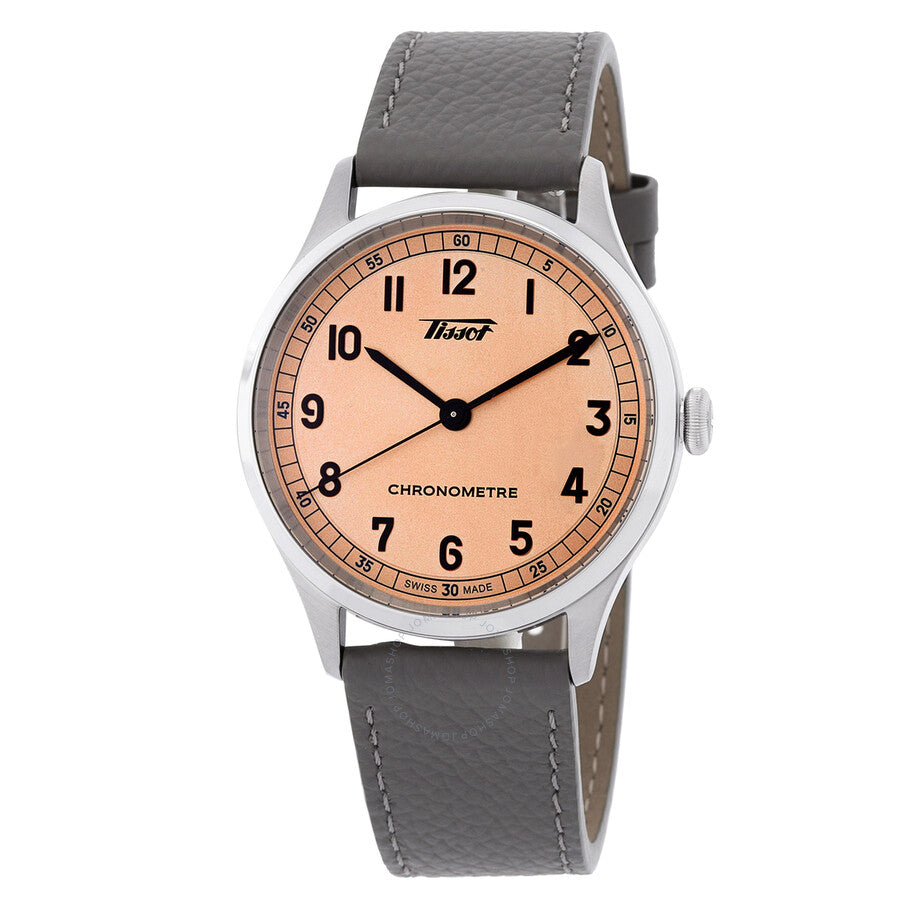 Tissot Heritage Automatic Pink Dial Men's Watch T142.464.16.332.00 - Watches of America