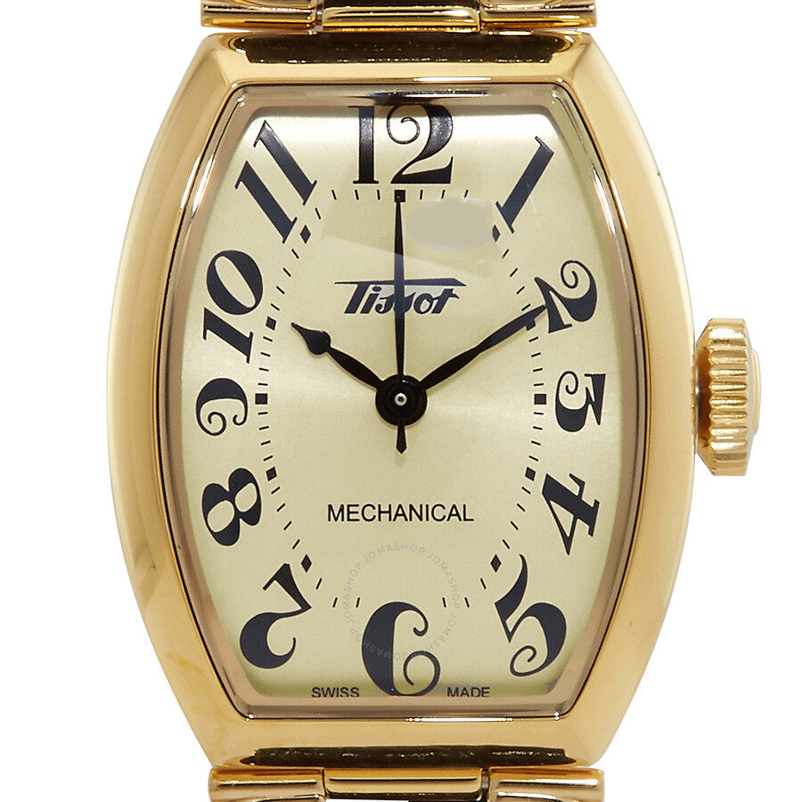 Tissot Heritage Porto Hand Wind Ivory Dial Ladies Watch T128.161.36.262.00 - The Watches Men & Co #4