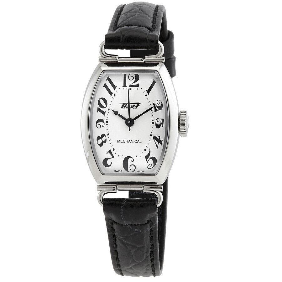 Tissot Heritage Porto Hand Wind White Dial Ladies Watch T128.161.16.012.00 - Watches of America