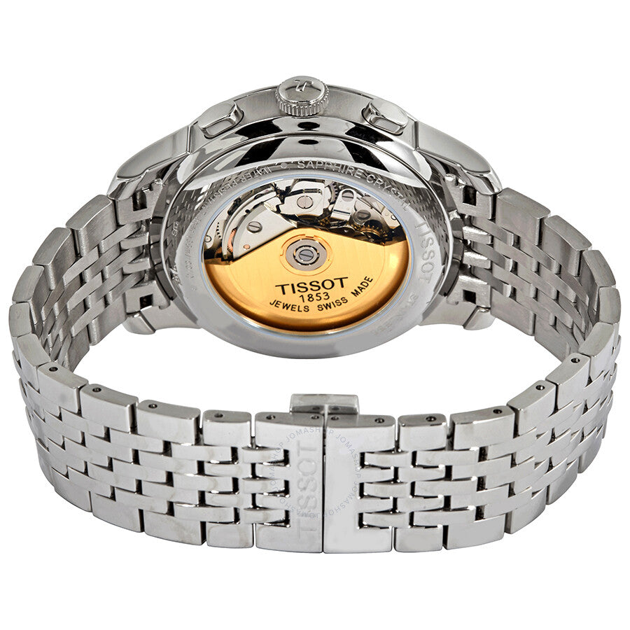 Tissot Le Locle Black Dial Automatic Men's Chronograph Watch T41.1.387.51 - The Watches Men & Co #3