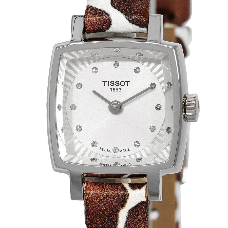 Tissot Lovely Giraffe Quartz Diamond Silver Dial Ladies Watch T058.109.17.036.00