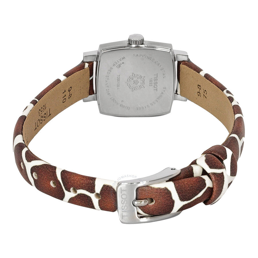 Tissot Lovely Giraffe Quartz Diamond Silver Dial Ladies Watch T058.109.17.036.00