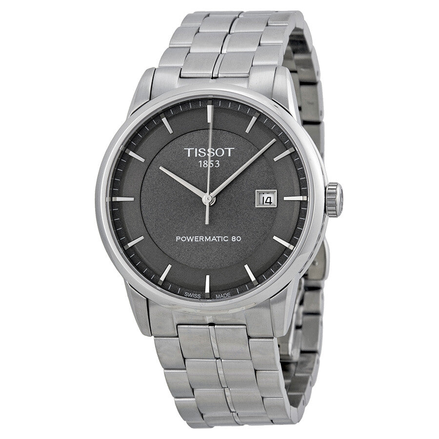 Tissot Luxury Powermatic 80 Anthracite Dial Men's Watch T0864071106100 - The Watches Men & Co
