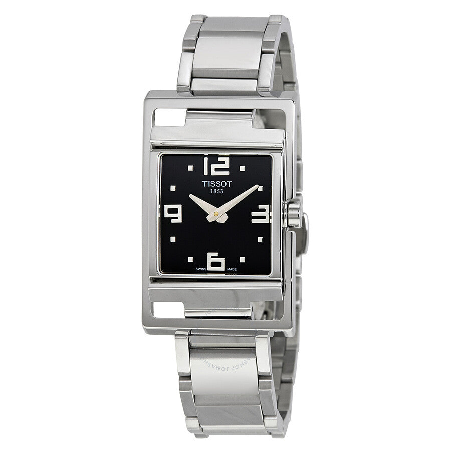 Tissot My-T Open Steel Mother of Pearl Dial Ladies Watch T032.309.11.057.00 - The Watches Men & Co