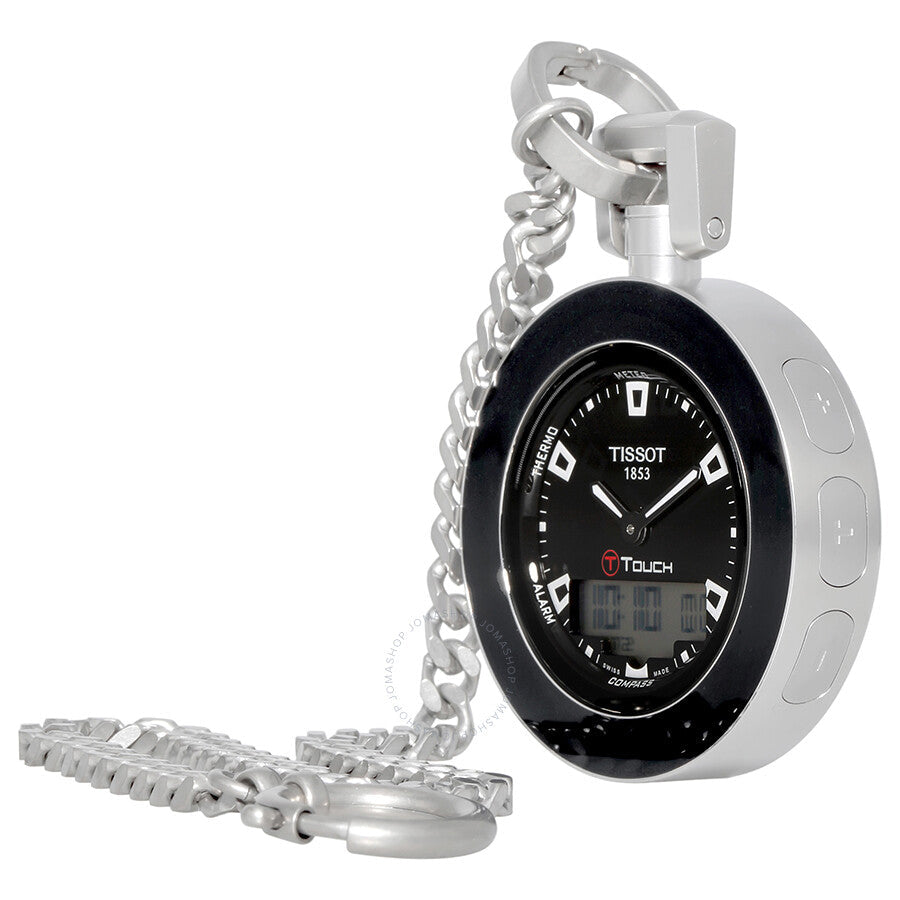 Tissot Pocket Touch Black Dial Men's Pocket Watch T8574201905100 - The Watches Men & Co #2