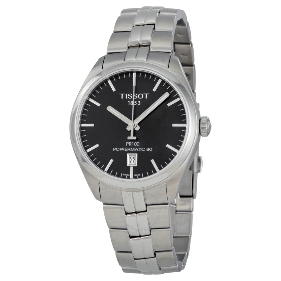 Tissot PR 100 Automatic Black Dial Men's Watch T101.407.11.051.00 - Watches of America