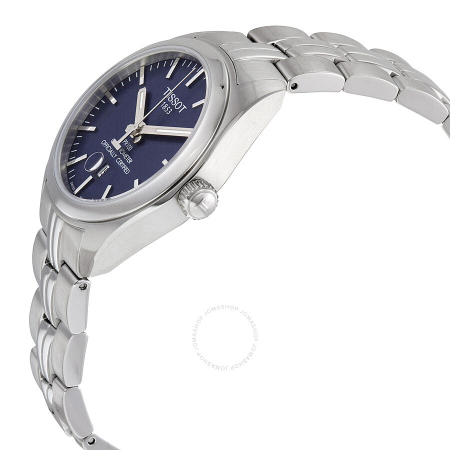 Tissot PR 100 Blue Dial Stainless Steel Ladies Watch T101.251.11.041.00 - The Watches Men & Co #2