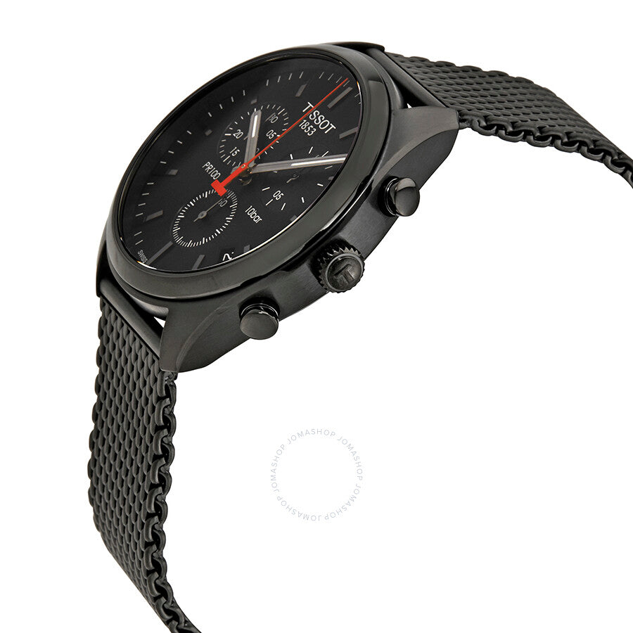 Tissot PR 100 Chronograph Black Dial Men's Watch T101.417.33.051.00 - The Watches Men & Co #2