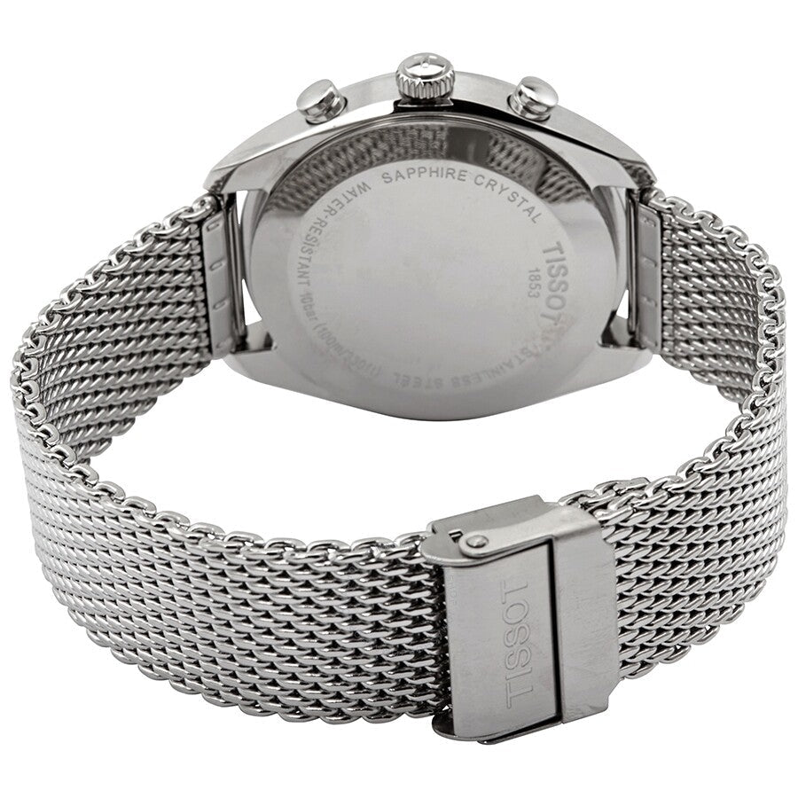 Tissot PR 100 Chronograph Silver Dial Mesh Bracelet Men's Watch T1014171103102 - The Watches Men & Co #3