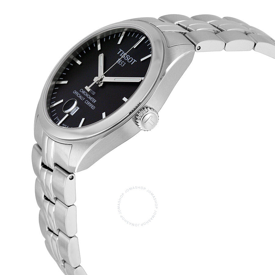 Tissot PR 100 COSC Black Dial Men's Watch T1014511105100 - The Watches Men & Co #2