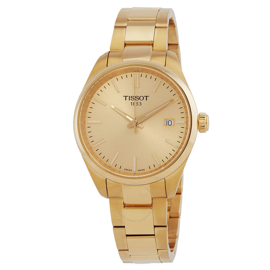 Tissot PR 100 Quartz Champagne Dial Ladies Watch T1502103302100 - Watches of America