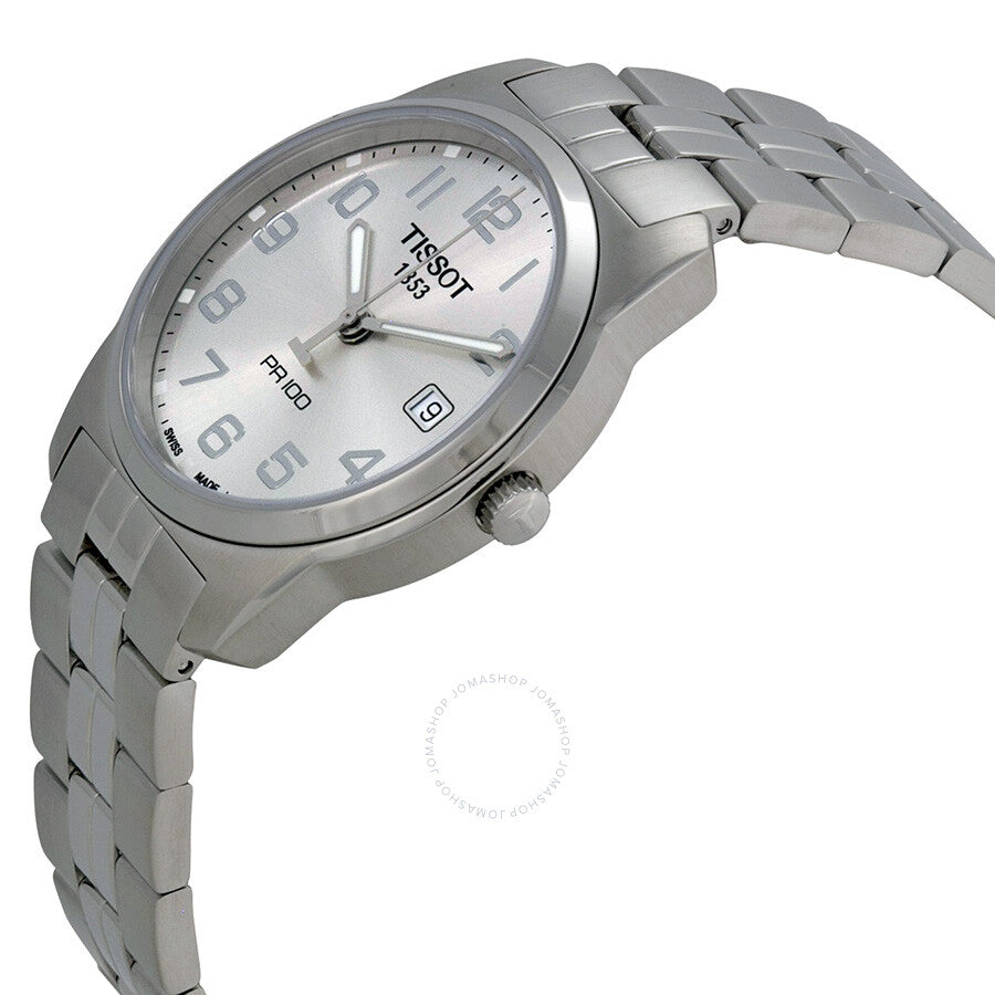 Tissot PR 100 Silver Dial Bracelet Men's Watch T0494101103201 - The Watches Men & Co #2