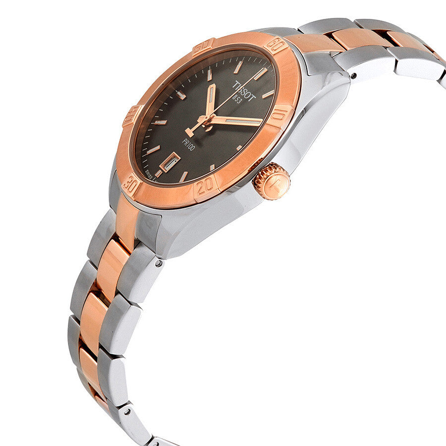 Tissot PR100 Anthracite Dial Ladies Watch T101.910.22.061.00 - Watches of America #2