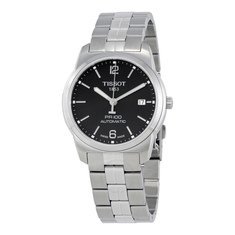 Tissot PR100 Automatic Black Dial Men's Watch T0494071105700 - The Watches Men & Co