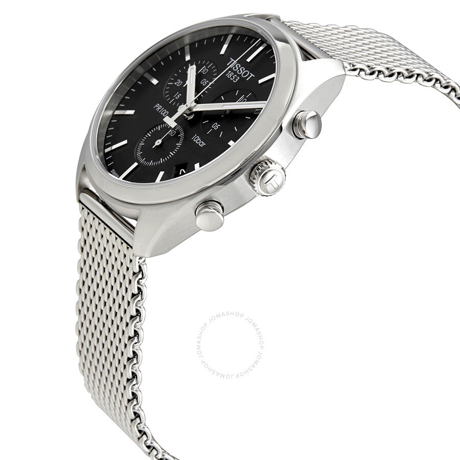 Tissot PR100 Chronograph Black Dial Watch T101.417.11.051.01 - The Watches Men & Co #2