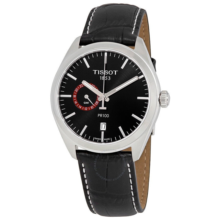 Tissot PR100 Dual Time Black Dial Men's Watch T101.452.16.051.00
