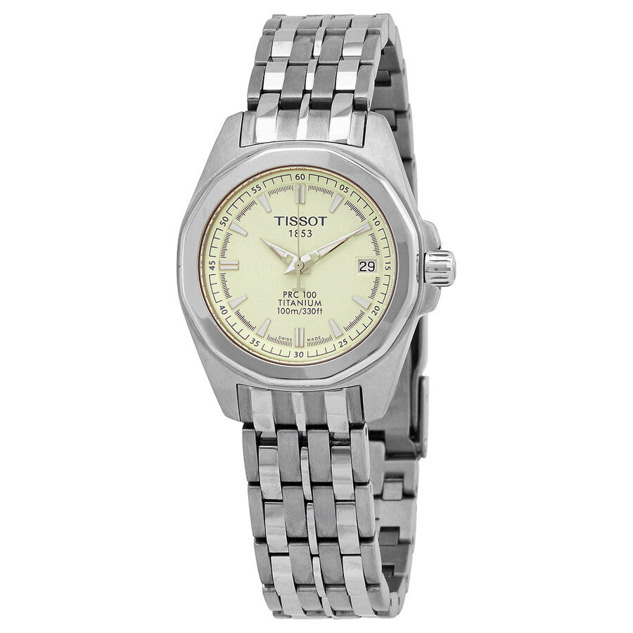 Tissot PRC 100 Quartz Ivory Dial Ladies Watch T008.010.44.261.00