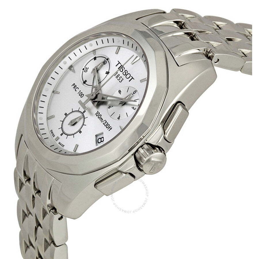 Tissot PRC100 Silver Dial Ladies Watch T008.217.11.031.00