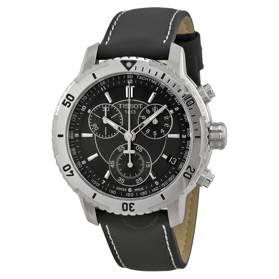 Tissot PRS 200 Chronograph Black Dial Men's Watch T0674171605100 - The Watches Men & Co