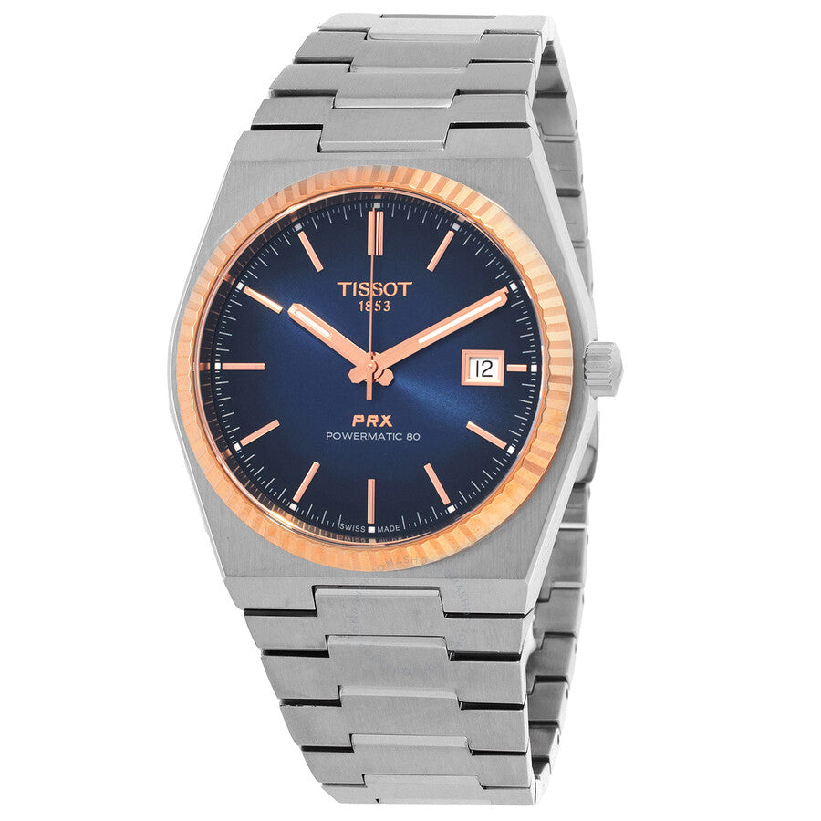 Tissot PRX Powermatic 80 Automatic Blue Dial Men's Watch T931.407.41.041.00 - Watches of America