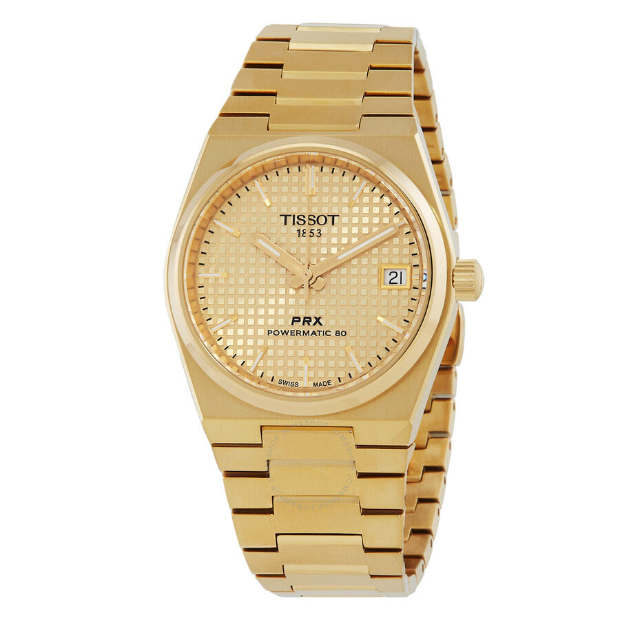 Tissot PRX Powermatic 80 Automatic Champagne Dial Ladies Watch T1372073302100 - Watches of America