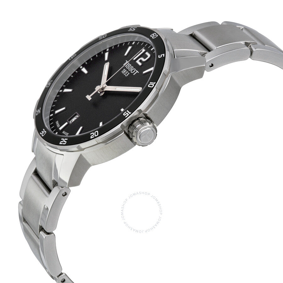 Tissot Quickster Black Dial Stainless Steel Men's Watch T0954101105700 - The Watches Men & Co #2